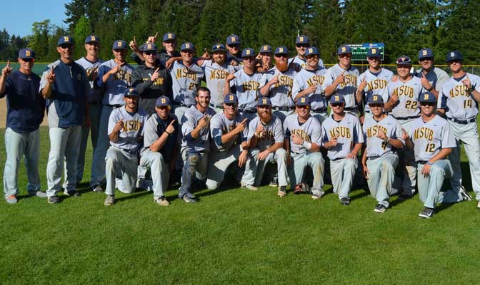 Head coach Rob Bishop and Montana State Billings won their first-ever GNAC regular-season title in 2015.